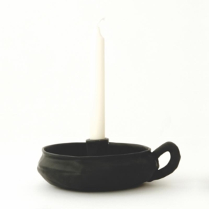 Soft Candleholder zwart