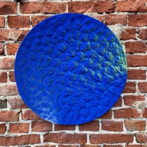Plate 56 cm bright bleu