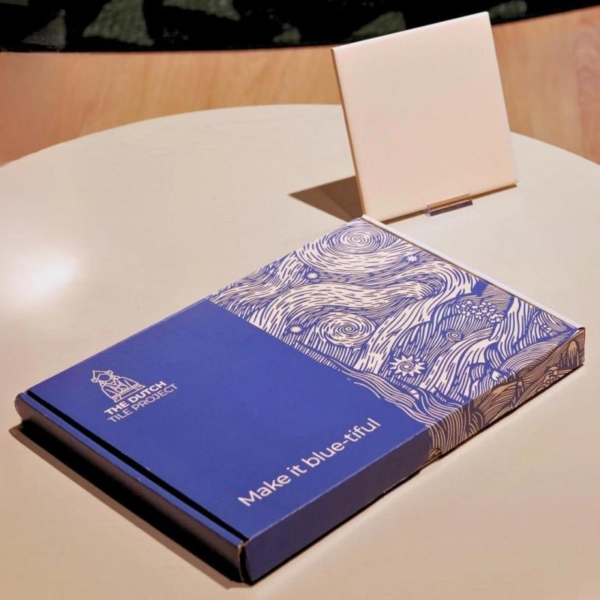 DIY Delftsblauwe tegel - Make it blue-tiful