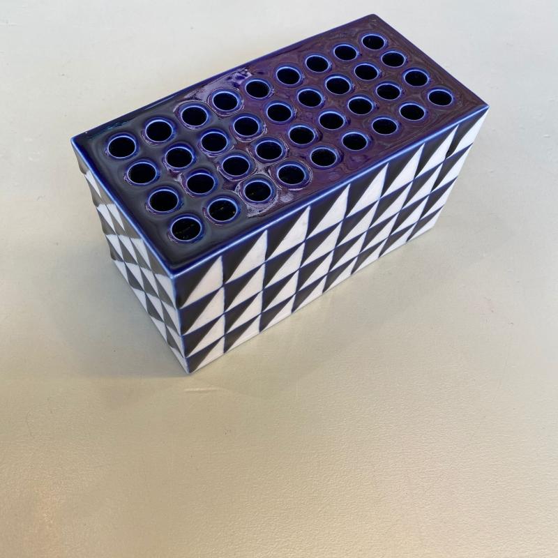 Bloemenblok liggend, batiktechniek - Afbeelding 2