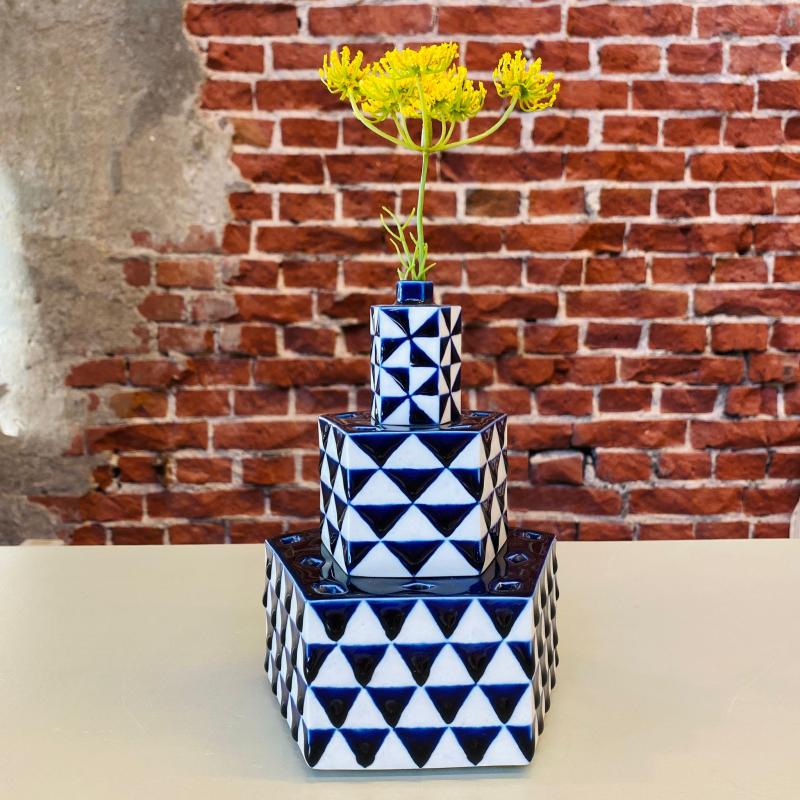 Torentje 3 verdiepingen, batiktechniek - Afbeelding 3