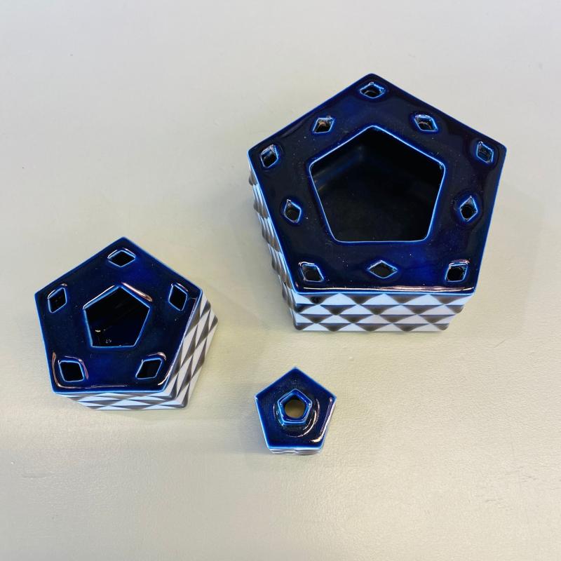 Torentje 3 verdiepingen, batiktechniek - Afbeelding 2