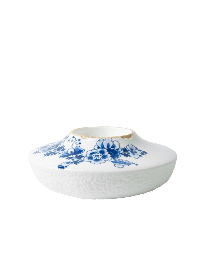 Delfts blauw bloesem theelichthouder